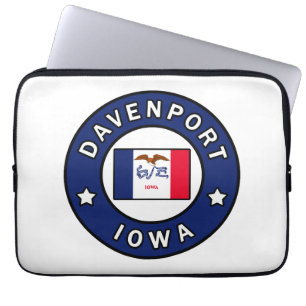 Davenport Iowa Laptopschutzhülle