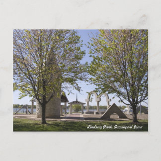 Davenport, Iowa - Lindsay Park Sculptures Carte po