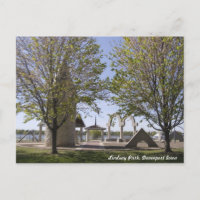 Davenport, Iowa - Lindsay Park Skulpturen Postcard