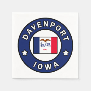 Davenport Iowa Serviette
