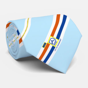 Davenport (Iowa) Stadtflagge Neck Tie Krawatte