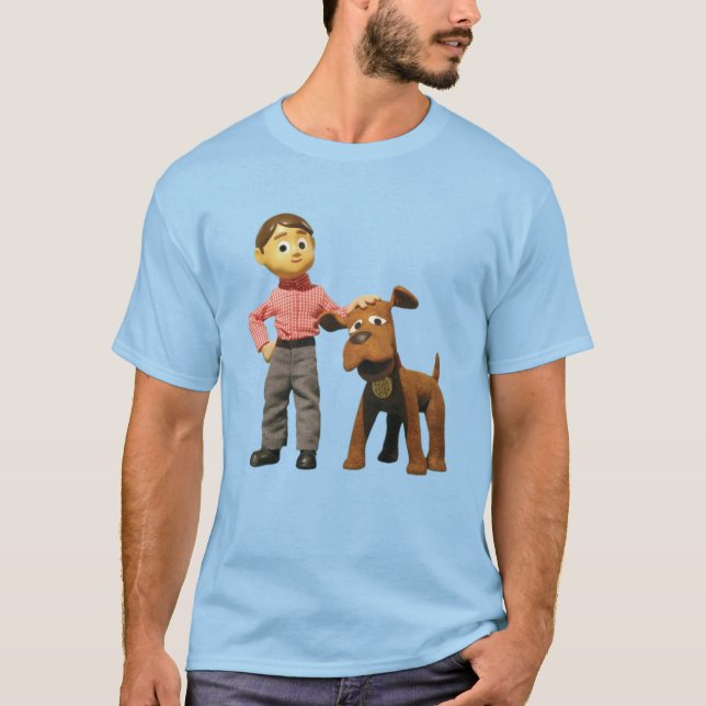 Davey and Goliath T-Shirt (Vorderseite)