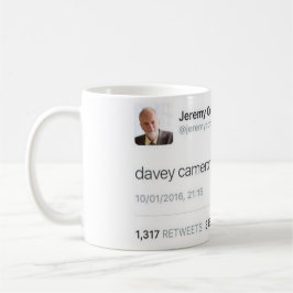Davey Cameron ist eine Torte Kaffeetasse