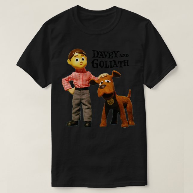 Davey und Goliath T-Shirt (Design vorne)