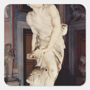 David, 1623-24 quadratischer aufkleber