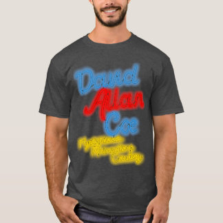 David Allan Coe Mysterious Kristall Cowboy Neon T-Shirt