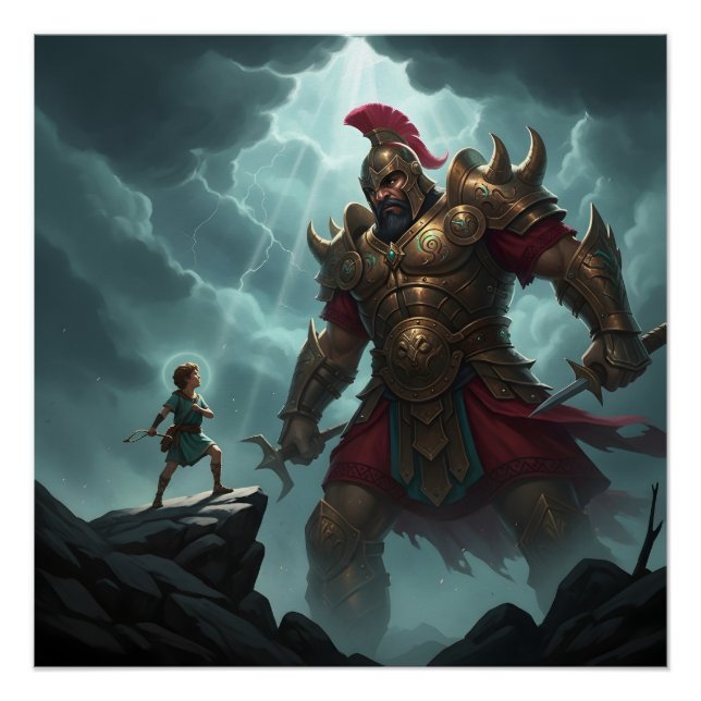 David and Goliath Poster (Devant)