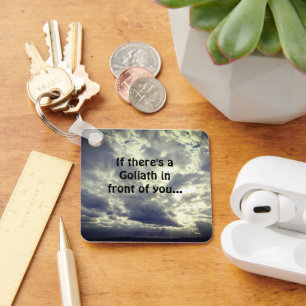 David and Goliath Quote  Schlüsselanhänger