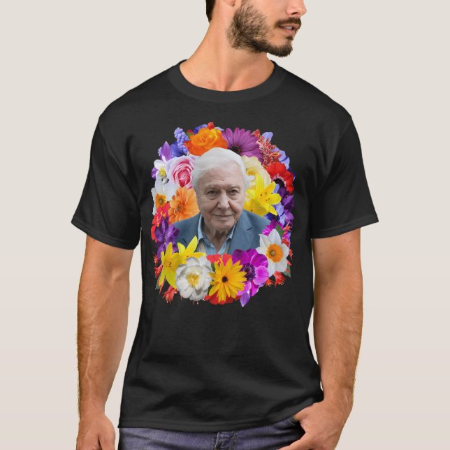 David Attenborough T-Shirt (Vorderseite)