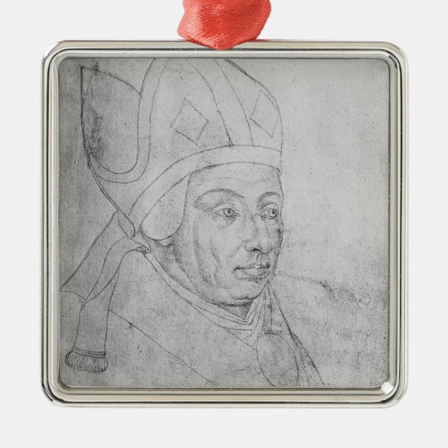 David, Bischof von Utrecht Silbernes Ornament (Vorne)