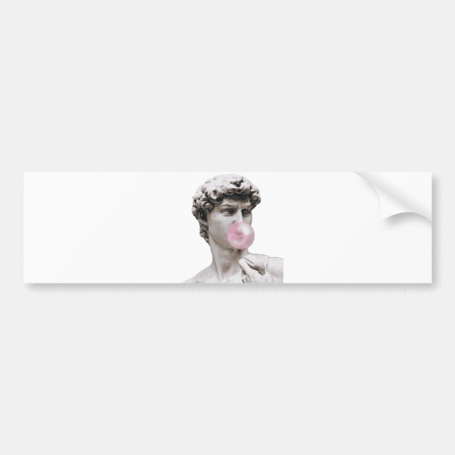 David - Bubble Gum Autoaufkleber (Vorne)