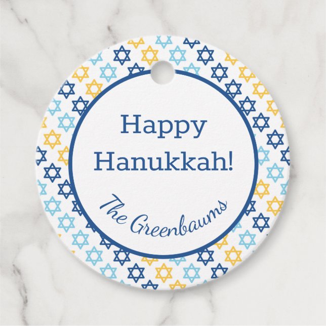 David Classic Star Geschenkanhänger (Vorderseite)