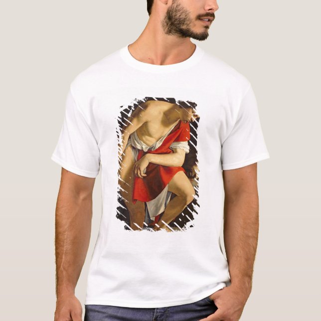 David, der den Kopf von Goliath erwägt T-Shirt (Vorderseite)