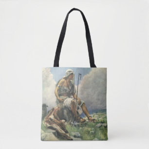 David der Hirte durch Copping, Vintage Religion Tasche