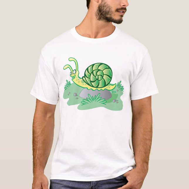 David die Schnecke T-Shirt (Vorderseite)