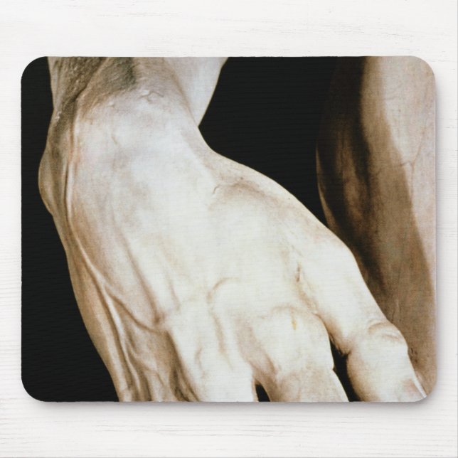 David durch Michelangelo Buonarroti, 1501-04 Mousepad (Vorne)