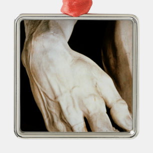 David durch Michelangelo Buonarroti, 1501-04 Silbernes Ornament