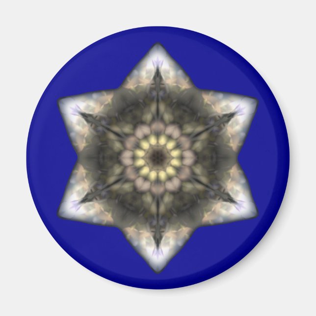 David Floral Star Magnet (Vorne)