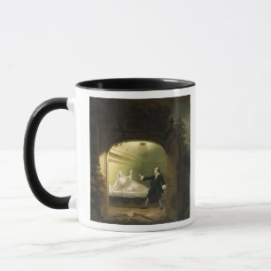 David Garrick (1717-79) und George Anne Bellamy ( Tasse