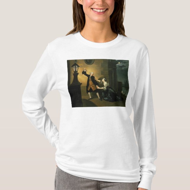 David Garrick als Jaffier und Susannah Maria T-Shirt (Vorderseite)
