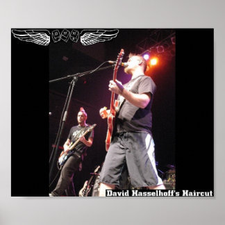 David Hasselhoffs Haircut-Poster Poster