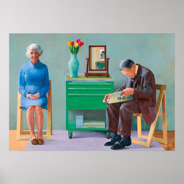 David Hockney Kunst Poster (Vorne)