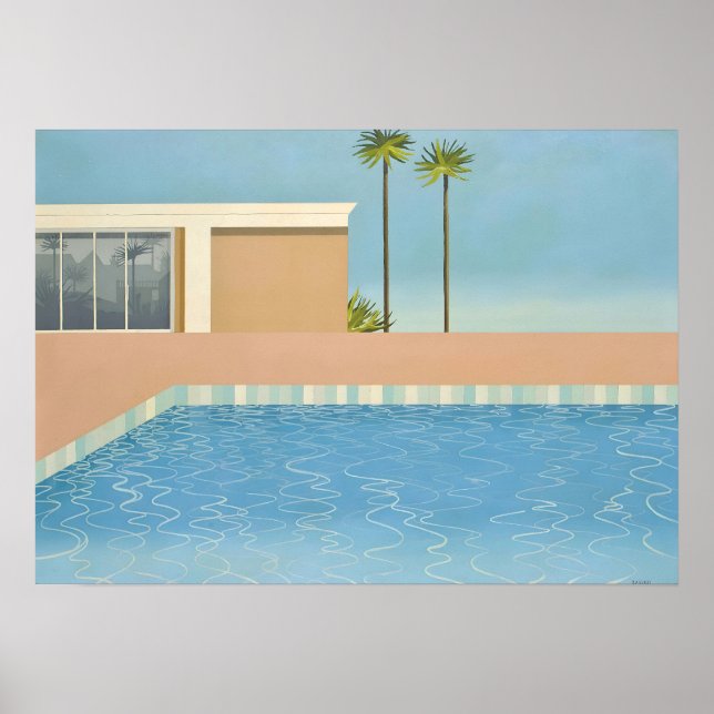 David Hockney Kunstmalerei Poster (Vorne)