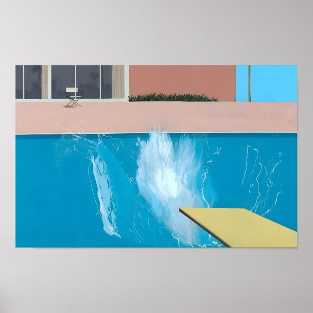 David Hockney Kunststil Poster (Vorne)