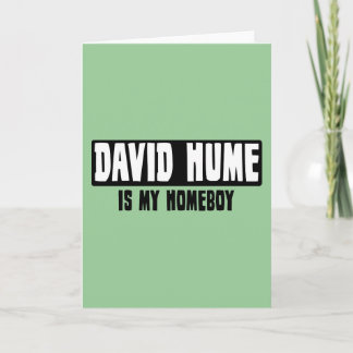 David Hume ist mein Homeboy Karte
