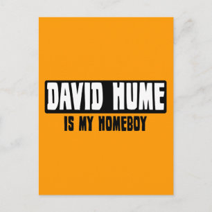 David Hume ist mein Homeboy Postkarte