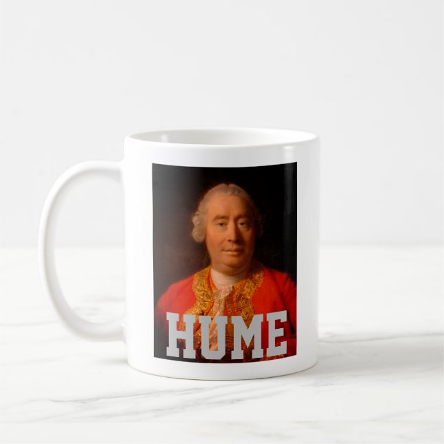 David Hume (Portrait von Allan Ramsay 1766) Kaffeetasse (Links)