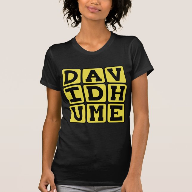 David Hume, Scottish Philosopher T-Shirt (Vorderseite)