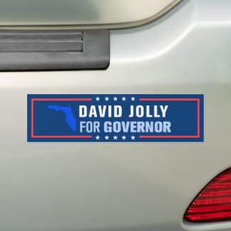 David Jolly for Florida Governor Autoaufkleber