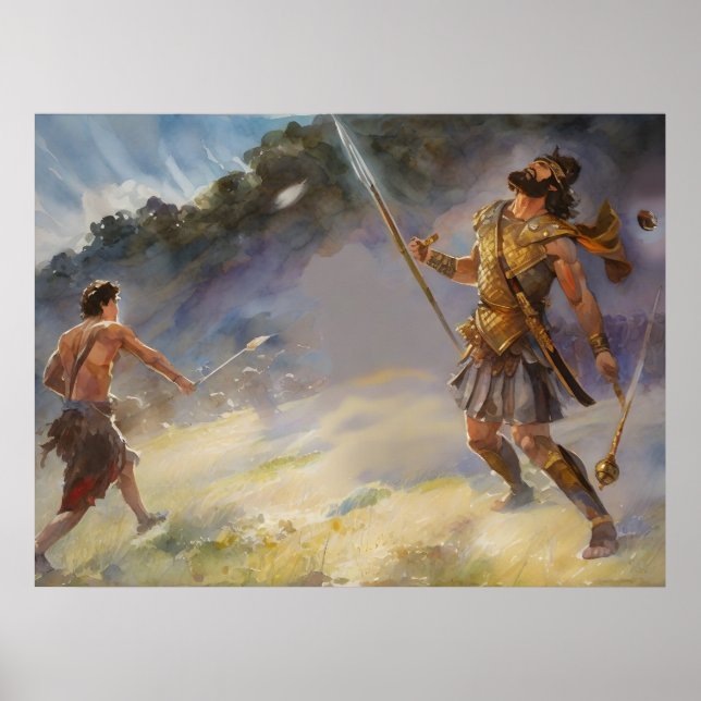 David kämpft gegen Goliath Poster (Vorne)