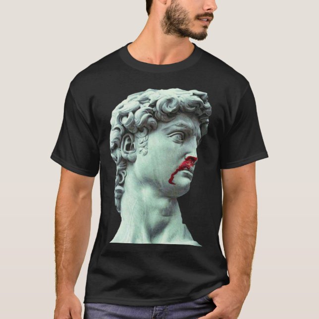David Michelangelo Statue Männer T-Shirt (Vorderseite)
