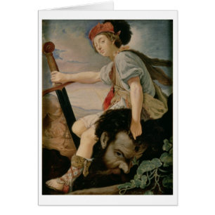 David mit dem Kopf von Goliath