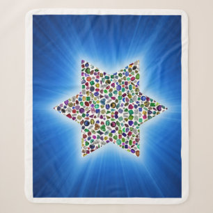 David mit Gemstones Star Sherpadecke