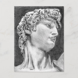 David nach Michelangelo .. Skizze 2004/2005 Postkarte