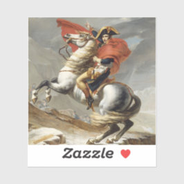 David – Napoleon Crossing the Alps  Aufkleber