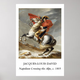 David – Napoleon Crossing the Alps  Poster