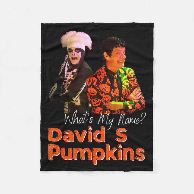 David S Pumpkins Skeleton Funny Skit Men Clothing  Fleecedecke (Vorderseite)