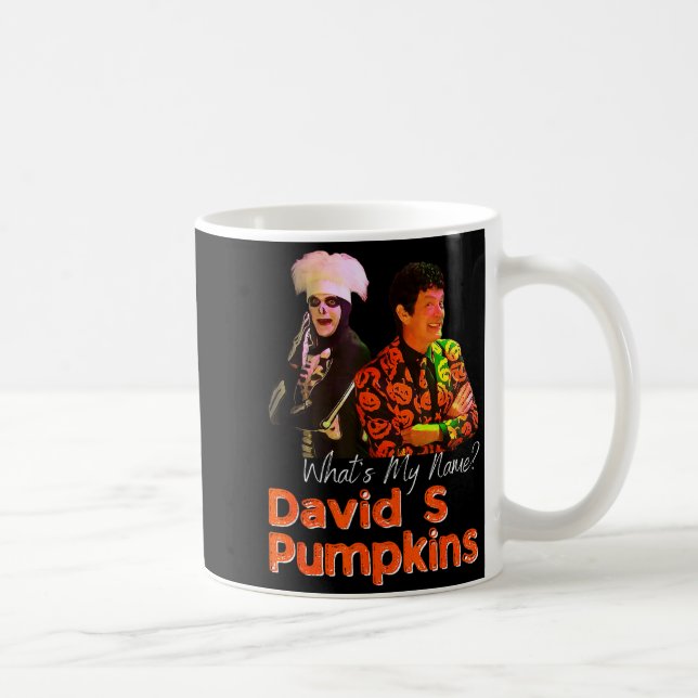 David S Pumpkins Skeleton Funny Skit Men Clothing  Kaffeetasse (Rechts)