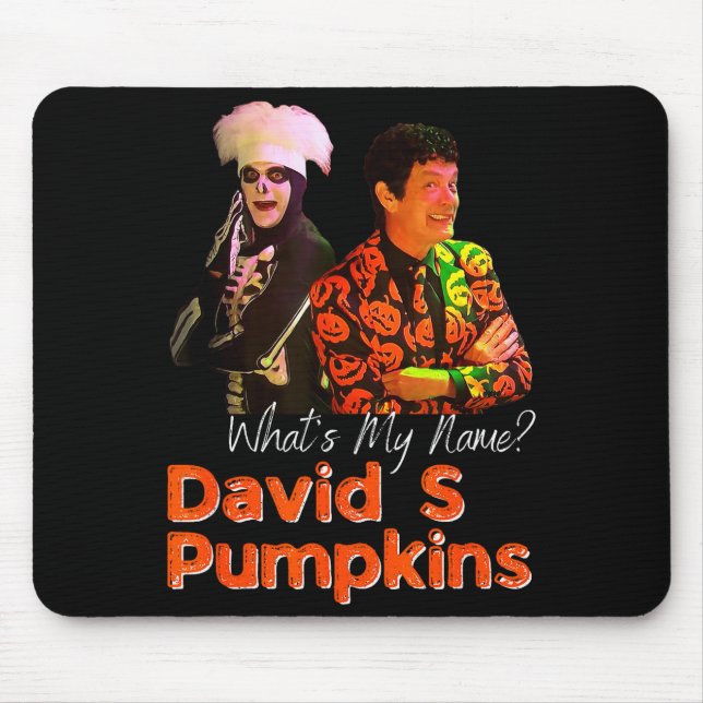 David S Pumpkins Skeleton Funny Skit Men Clothing  Mousepad (Vorne)