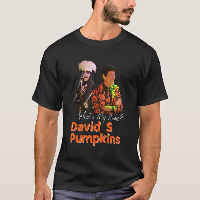 David S Pumpkins Skeleton Skit Men Clothing Spel T-Shirt (Vorderseite)