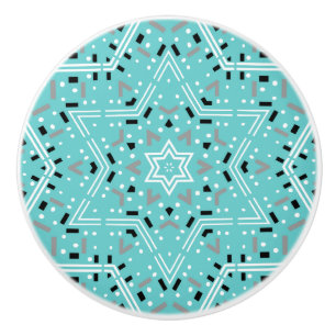 David Star   Abstraktes Schubfach Keramikknauf