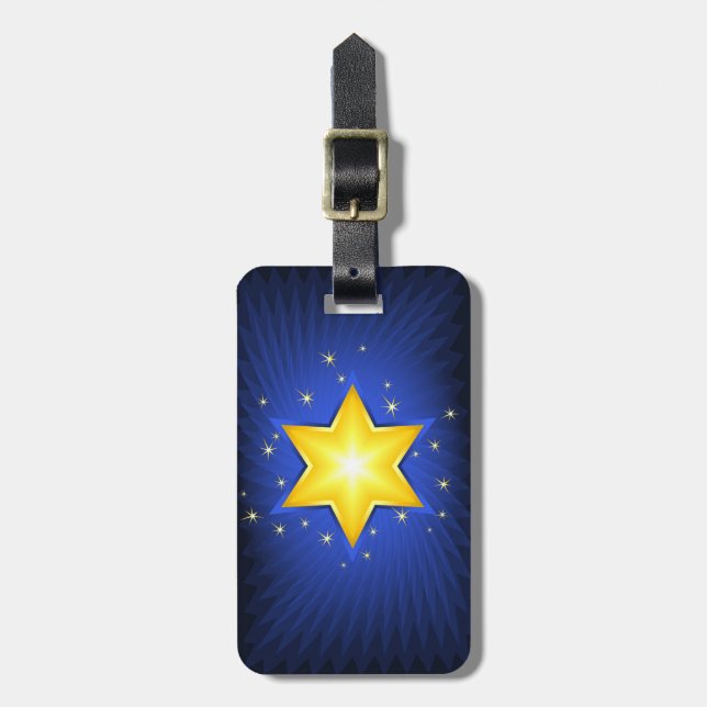 David Star Gepäckanhänger (Vorderseite vertikal)