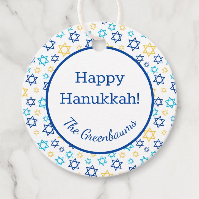 David Star Geschenkanhänger (Vorderseite)