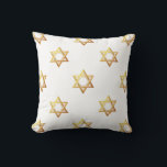 David Star Kissen<br><div class="desc">Star of David - Schluckbar in Blue or Gold. You can add your own words,  pictures,  and/or change the background color using Zazzle's great customization tools. This image is available on dozens of other products too.</div>