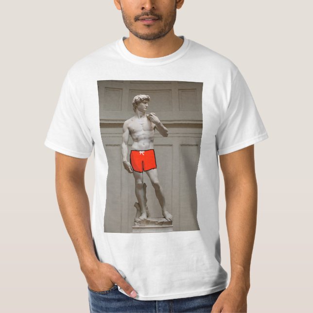 David Statue T-Shirt (Vorderseite)