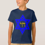 David & Symbol von LIFE T-Shirt<br><div class="desc">jüdische Symbole</div>